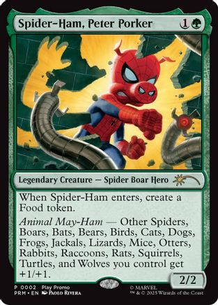 Spider-Ham, Peter Porker (PLAY-002) - Play Promos Foil
