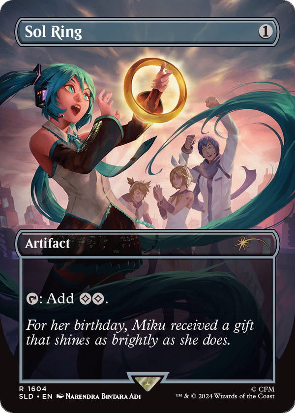 Sol Ring (1604) (SLD-1604) - Secret Lair Drop (Borderless)