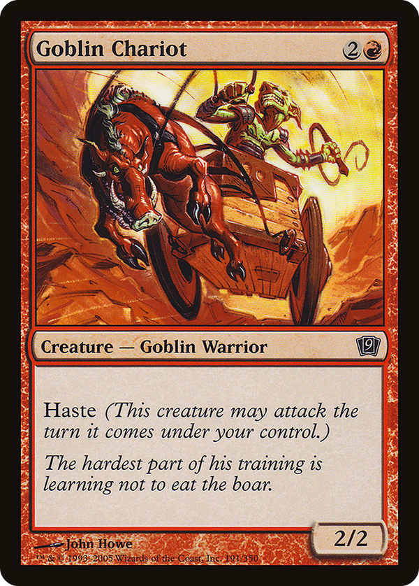 Goblin Chariot (9ED-191★) - 9th Edition Foil