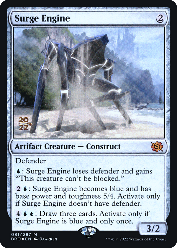 Surge Engine (PRE-081) - The Brothers' War Promos Foil