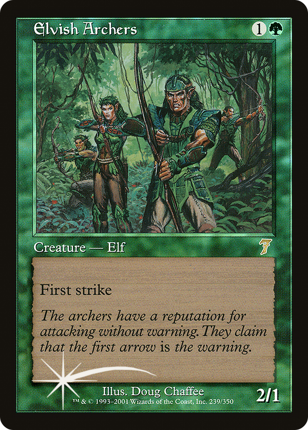Elvish Archers (7ED-239★) - 7th Edition Foil