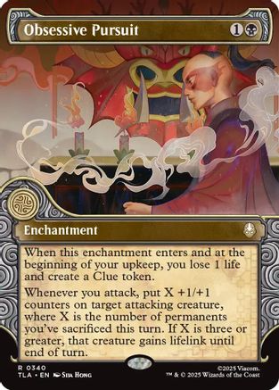 Obsessive Pursuit (Showcase) (TLA-340) - Avatar: The Last Airbender Foil