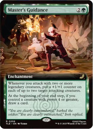 Master's Guidance (Extended Art) (TLE-206) - Avatar: The Last Airbender: Eternal-Legal