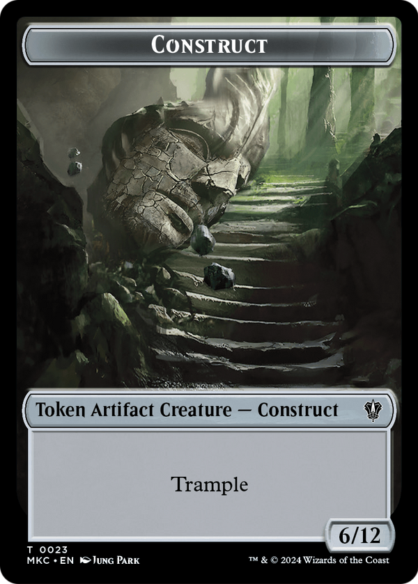 Construct (TMKC-023) - Murders at Karlov Manor Commander Tokens