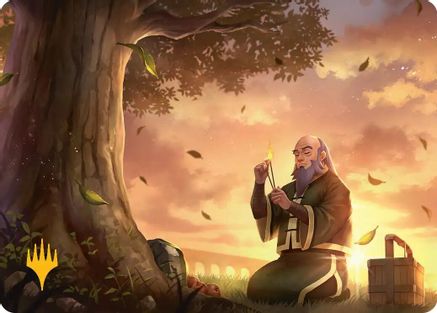 Bastion of Remembrance Art Card (Gold-Stamped Planeswalker Symbol) (ASTLA-030) - Art Series: Avatar: The Last Airbender