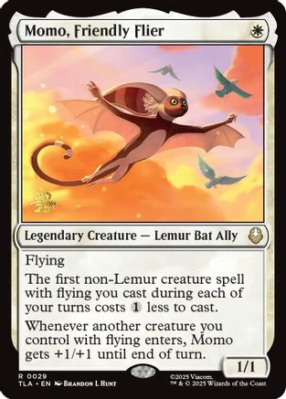 Momo, Friendly Flier (PRE-029) - Prerelease Cards Foil