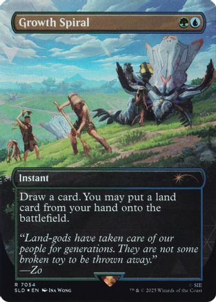 Growth Spiral (7054) (Rainbow Foil) (SLD-7054) - Secret Lair Drop Series Foil