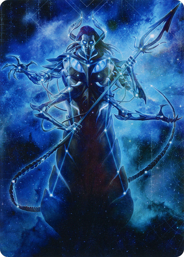 Heliod, the Warped Eclipse // Heliod, the Warped Eclipse (AMOM-060) - March of the Machine Art Series (Borderless)