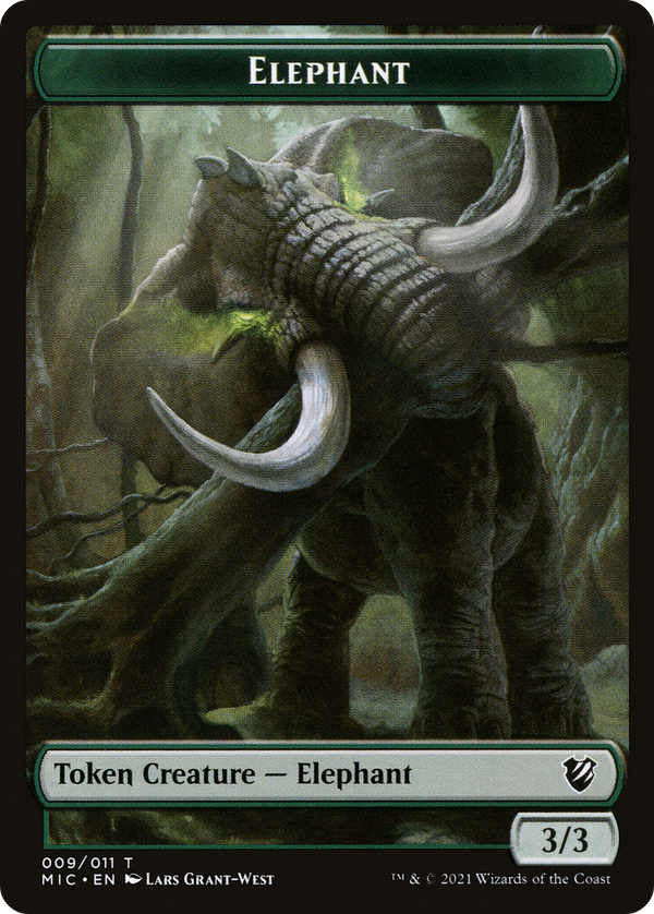 Elephant (TMIC-009) - Midnight Hunt Commander Tokens