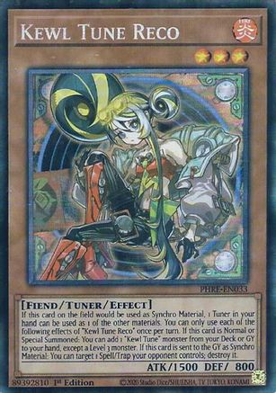 Kewl Tune Reco (CR) (PHRE-EN033) - Phantom Revenge 1st Edition