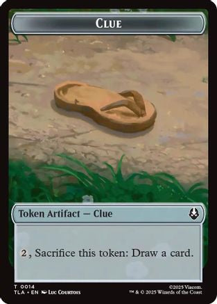 Clue (0014) // Copy (0002) Double-Sided Token (TLA-14 // 2) - Avatar: The Last Airbender Foil