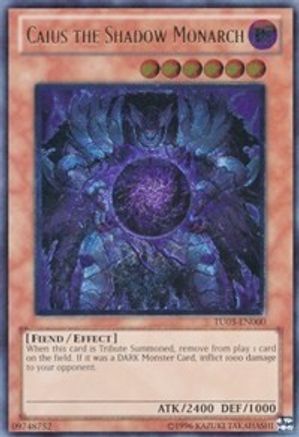 Caius the Shadow Monarch (UTR) (TU03-EN000) - Turbo Pack: Booster Three Unlimited
