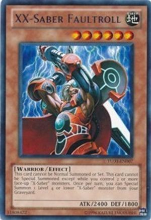 XX-Saber Faultroll (TU03-EN007) - Turbo Pack: Booster Three Unlimited