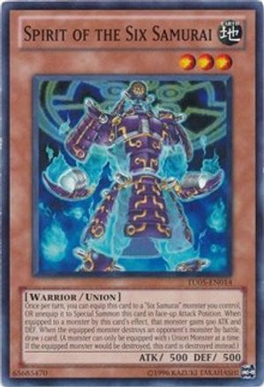 Spirit of the Six Samurai (TU05-EN014) - Turbo Pack: Booster Five Unlimited