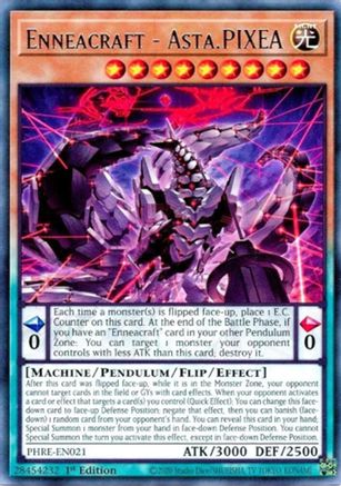 Enneacraft - Asta.PIXEA (Super Rare) (PHRE-EN021) - Phantom Revenge 1st Edition