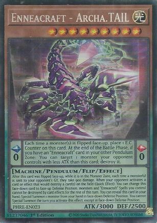 Enneacraft - Archa.TAIL (CR) (PHRE-EN023) - Phantom Revenge 1st Edition