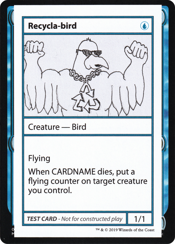 Recycla-bird (No PW Symbol) (CMB1-) - Mystery Booster Playtest Cards 2021