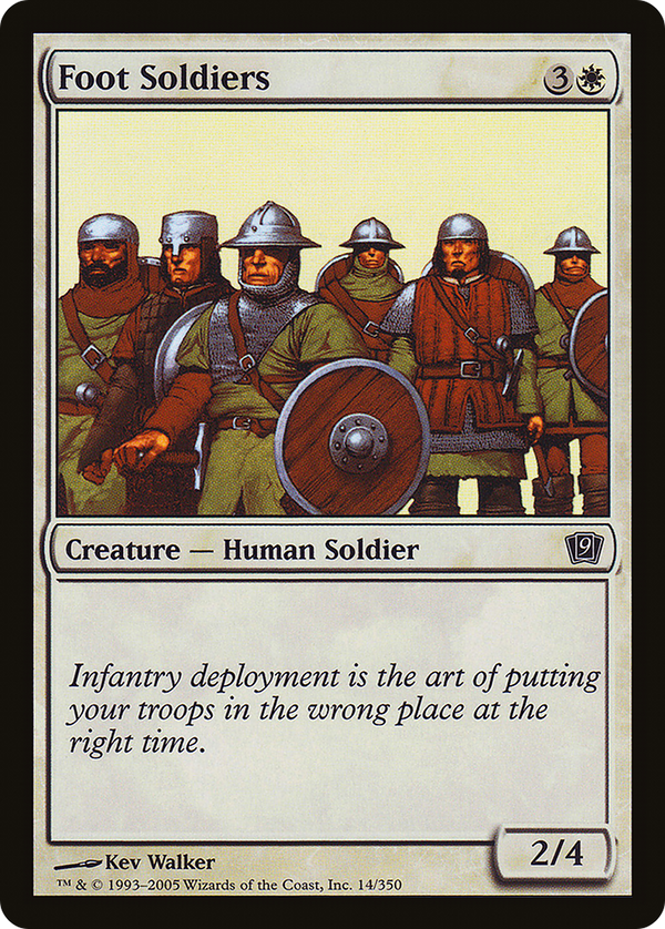 Foot Soldiers (9ED-014) - 9th Edition