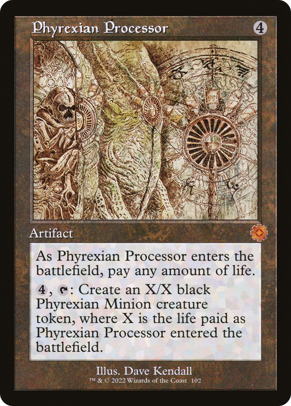 Phyrexian Processor (Schematic) (BRR-102) - The Brothers' War Retro Artifacts
