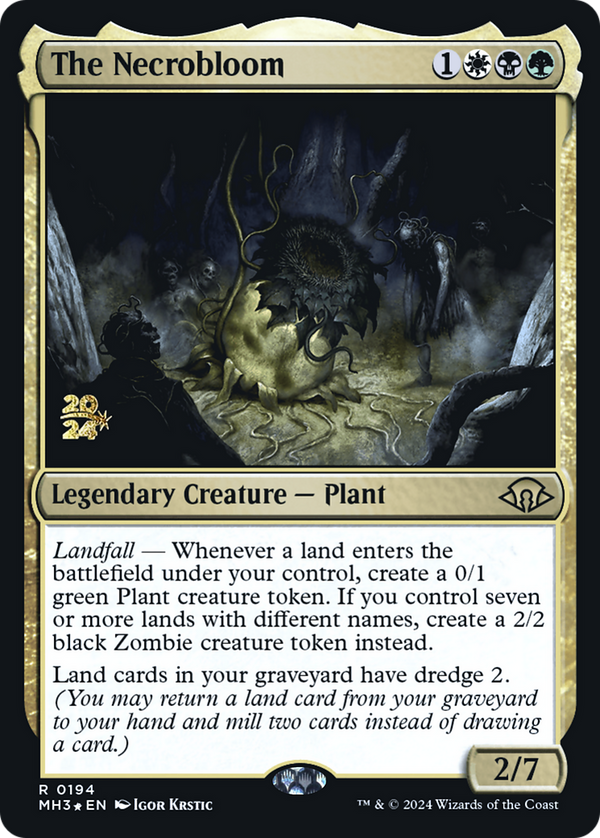 The Necrobloom (PRE-194) - Modern Horizons 3 Promos Foil