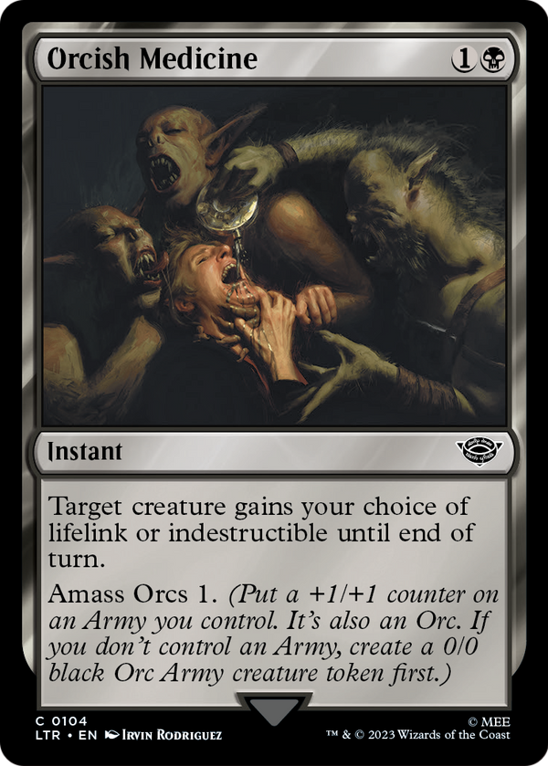 Orcish Medicine (LTR-104) - The Lord of the Rings: Tales of Middle-earth Foil