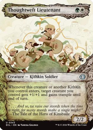 Thoughtweft Lieutenant (Showcase) (ECL-343) - Lorwyn Eclipsed Foil