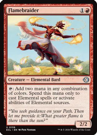 Flamebraider (ECL-139) - Lorwyn Eclipsed Foil