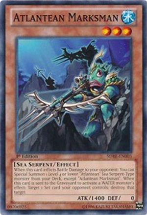Atlantean Marksman (SDRE-EN003) - Structure Deck: Realm of the Sea Emperor 1st Edition