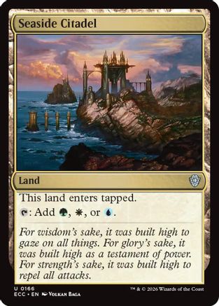 Seaside Citadel (ECC-166) - Commander: Lorwyn Eclipsed