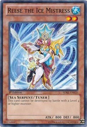 Reese the Ice Mistress (SDRE-EN020) - Structure Deck: Realm of the Sea Emperor 1st Edition