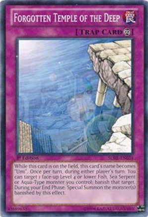 Forgotten Temple of the Deep (SDRE-EN034) - Structure Deck: Realm of the Sea Emperor 1st Edition