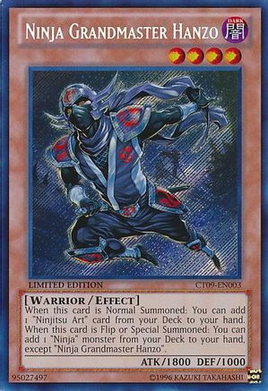 Ninja Grandmaster Hanzo (CT09-EN003) - 2012 Collectors Tin Limited