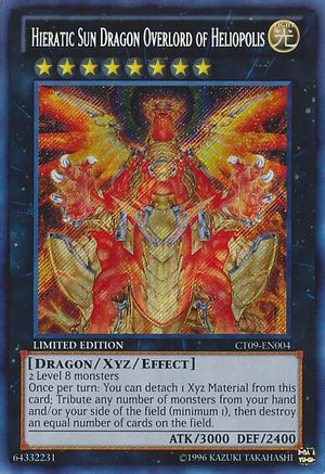Hieratic Sun Dragon Overlord of Heliopolis (CT09-EN004) - 2012 Collectors Tin Limited