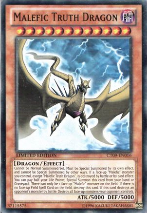 Malefic Truth Dragon (CT09-EN016) - 2012 Collectors Tin Limited