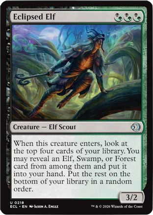 Eclipsed Elf (ECL-218) - Lorwyn Eclipsed