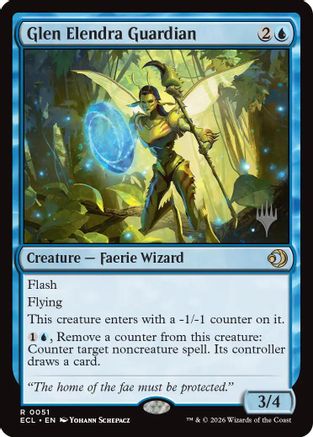 Glen Elendra Guardian (PPECL-051) - Promo Pack: Lorwyn Eclipsed Foil