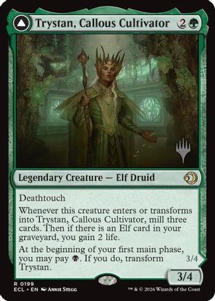 Trystan, Callous Cultivator (PPECL-199) - Promo Pack: Lorwyn Eclipsed Foil