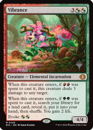 Vibrance (PPECL-249) - Promo Pack: Lorwyn Eclipsed Foil