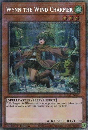 Wynn the Wind Charmer (Starlight Rare) (CH02-EN003) - THE CHRONICLES DECK: Spirit Charmers (All-Foil Edition) 1st Edition
