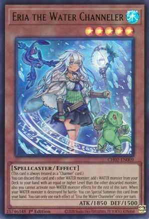 Eria the Water Channeler (CH02-EN009) - THE CHRONICLES DECK: Spirit Charmers (All-Foil Edition) 1st Edition