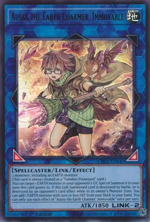 Aussa the Earth Charmer, Immovable (CH02-EN045) - THE CHRONICLES DECK: Spirit Charmers (All-Foil Edition) 1st Edition