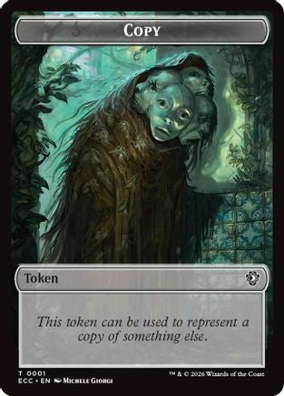 Copy // Plant Double-Sided Token (ECC-1 // 5) - Commander: Lorwyn Eclipsed