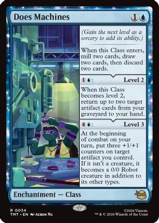 Does Machines (TMT-034) - Teenage Mutant Ninja Turtles Foil