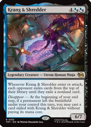 Krang & Shredder (TMT-153) - Teenage Mutant Ninja Turtles Foil