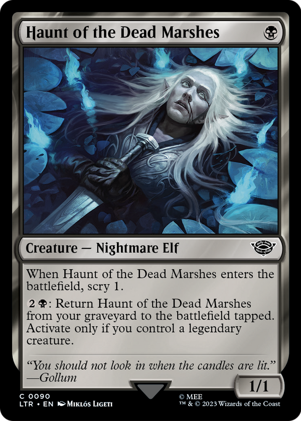 Haunt of the Dead Marshes (LTR-090) - The Lord of the Rings: Tales of Middle-earth Foil
