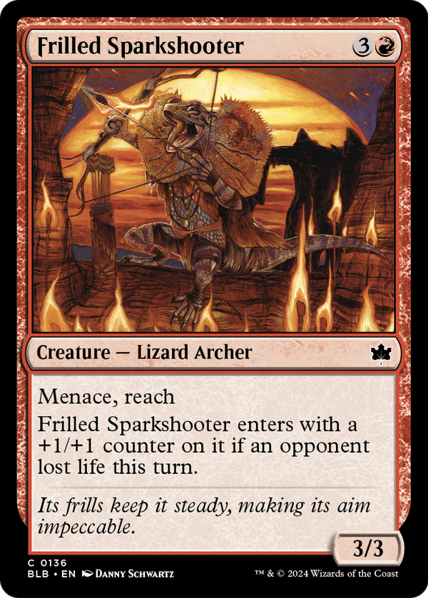 Frilled Sparkshooter (BLB-136) - Bloomburrow