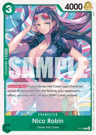 Nico Robin (Heroines Battle Pack) (P-111) - One Piece Promotion Cards Foil