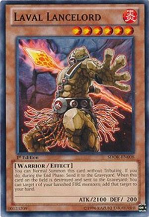 Laval Lancelord (SDOK-EN008) - Structure Deck: Onslaught of the Fire Kings 1st Edition