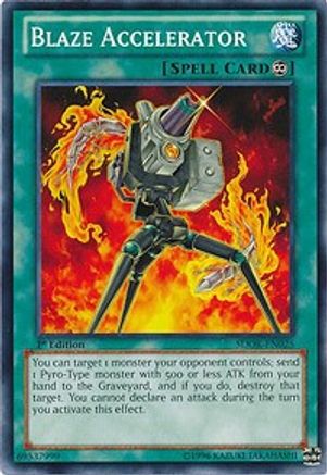 Blaze Accelerator (SDOK-EN025) - Structure Deck: Onslaught of the Fire Kings 1st Edition