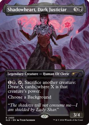 Shadowheart, Dark Justiciar (SLD-2483) - Secret Lair Drop Series Foil